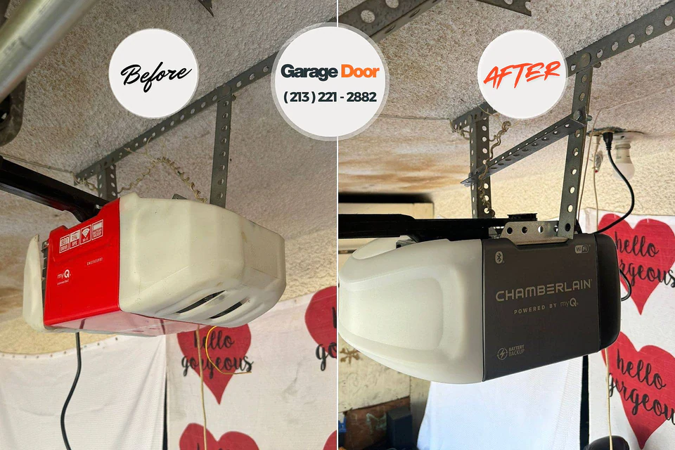 Before and after: garage door repair Coal Creek, CO
